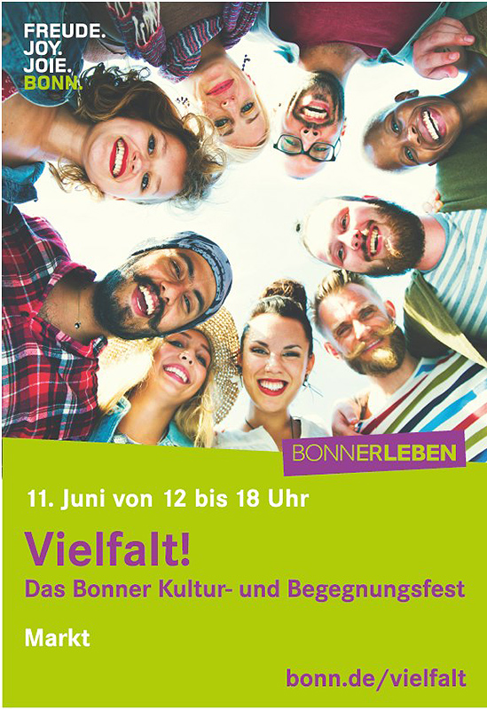 Vielfalt! Das Bonner Kultur- und Begegnungsfest am 18.06.2023